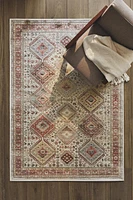 RECTANGULAR VINTAGE EFFECT AREA RUG