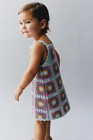 CROCHET KNIT DRESS