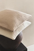 HOUSSE DE COUSSIN JUTE ET COTON