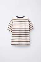 HEAVYWEIGHT STRIPE LABEL T-SHIRT