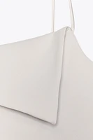 TOP ASYMÉTRIQUE CRÊPE