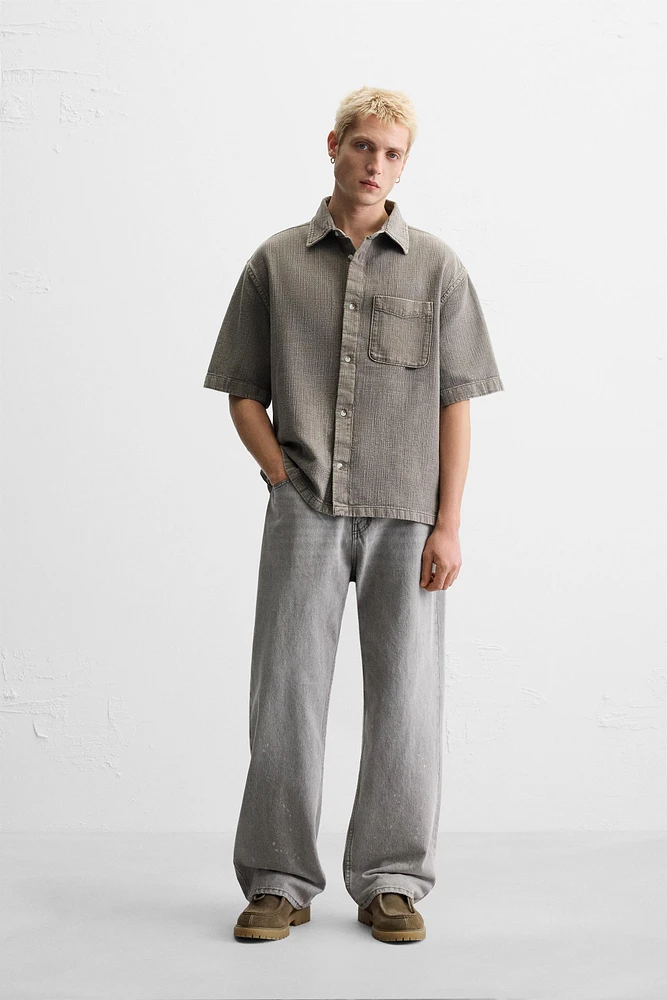 RELIEF WASHED SHIRT