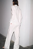 PANTALON LARGE 100 % LIN COLLECTION ZW