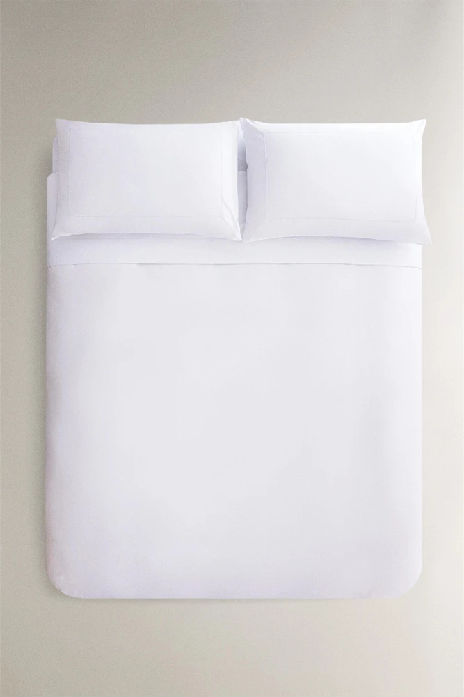 PERCALE COTTON DUVET COVER (800-THREAD-COUNT)