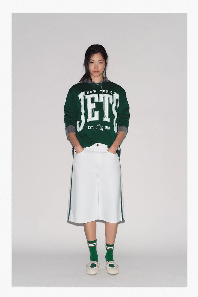 T-SHIRT MOLLETON NFL JETS