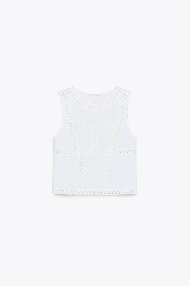 TOP INTERLOCK CROCHET