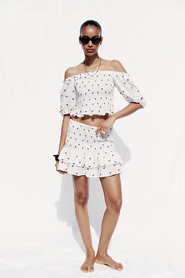 TOP À IMPRIMÉ FLORAL