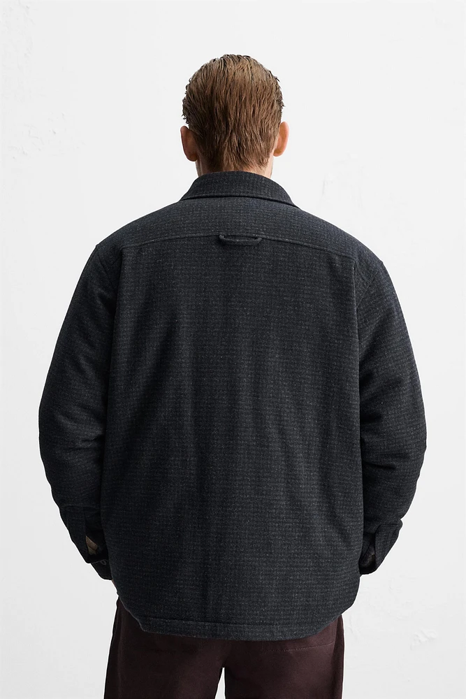 POCKET PADDED OVERSHIRT