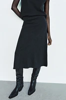 VOLUMINOUS SOFT MIDI SKIRT