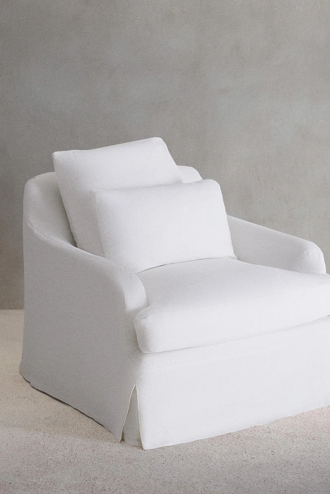 LINEN-ARMCHAIR 01 COVER
