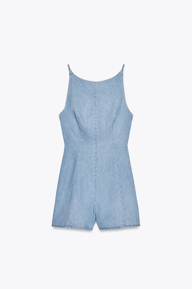 COMBI-SHORT EN DENIM TRF