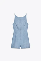 COMBI-SHORT EN DENIM TRF