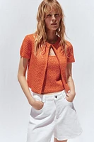 SEQUIN KNIT TOP
