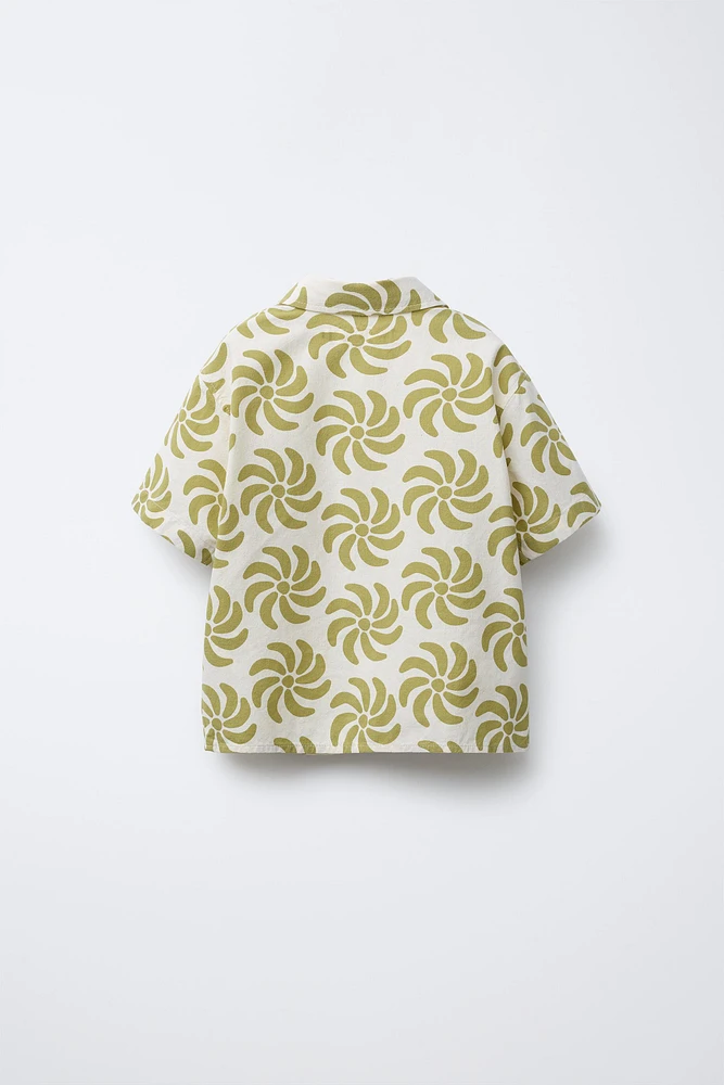 GEOMETRIC PRINT SHIRT