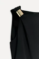 ROBE ASYMÉTRIQUE AJUSTÉE 50E ANNIVERSAIRE
