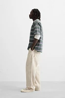 STRIPED JACQUARD T-SHIRT
