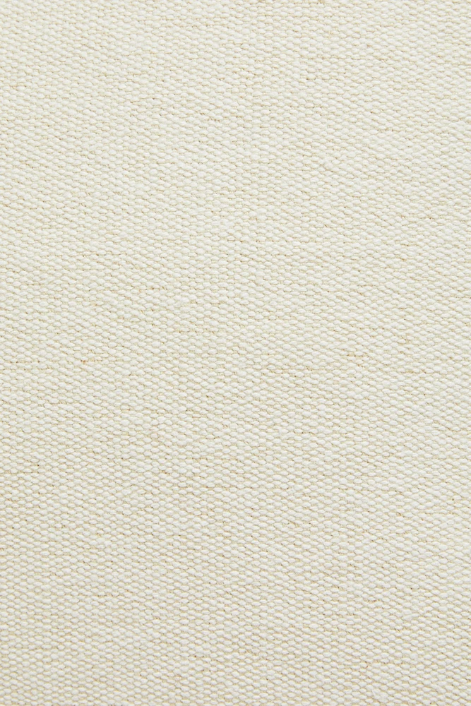 JUTE AND COTTON THROW PILLOW COVER