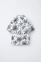 PALM TREE PRINT SHIRT