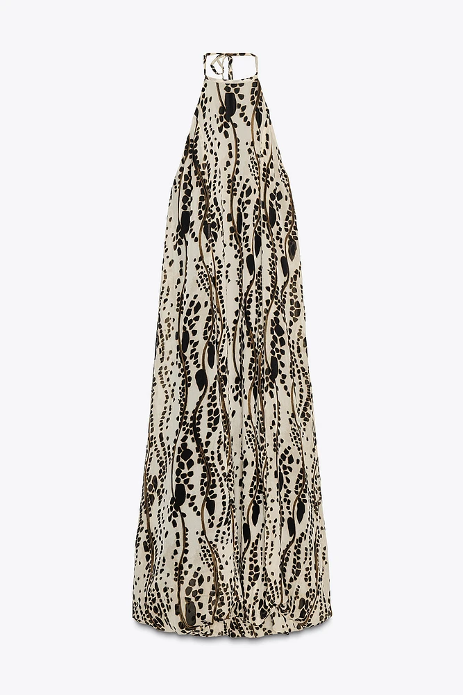 ROBE HALTER ESTAMPÉE ZW COLLECTION