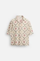 CHEMISE À IMPRIMÉ LOSANGES