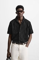 CHEMISE JACQUARD TEXTURÉE