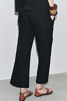 PANTALON BRODERIES AJOURÉES ZW COLLECTION