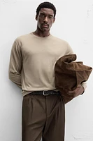 LIGHTWEIGHT 100% WOOL SWEATER