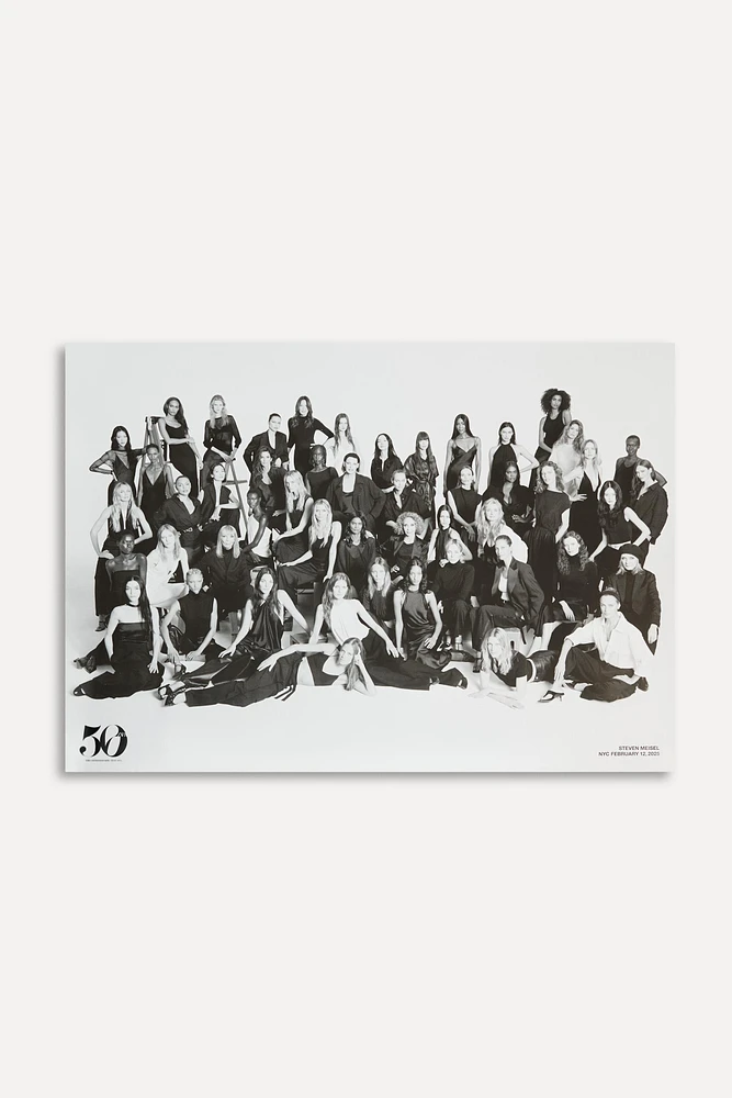 ZARA POSTER STEVEN MEISEL PHOTOGRAPH 50TH ANNIVERSARY