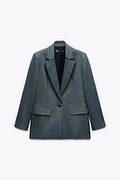 BLAZER DROIT À ÉPAULETTES