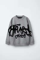 GRAFFITI KNIT SWEATER
