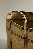 SEAGRASS BASKET WITH HANDLES
