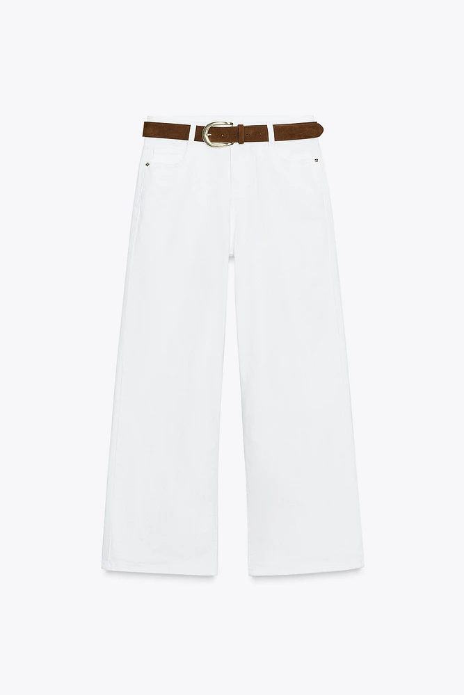 JEAN Z1975 CULOTTE TAILLE HAUTE CEINTURE