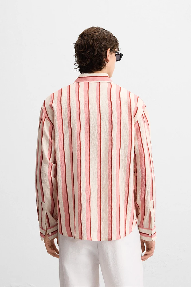 CHEMISE FLUIDE RAYURES