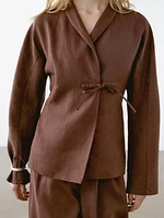 Kimono fluide 100 % lin