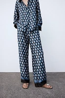 GEOMETRIC PRINT PANTS