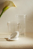 BOROSILICATE BATHROOM JAR WITH TEXT