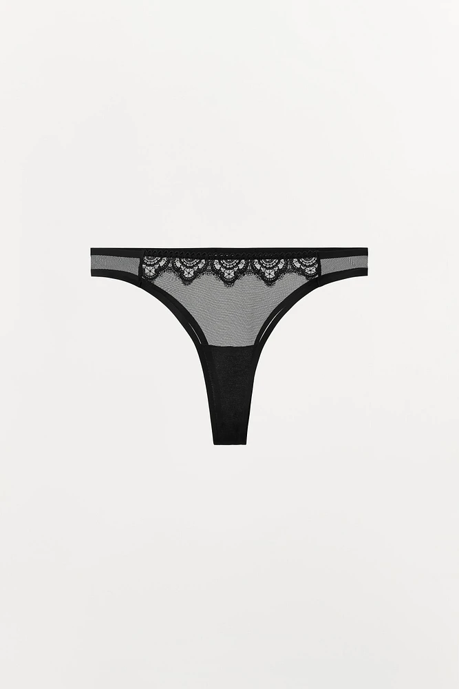 MESH LACE PANTIES