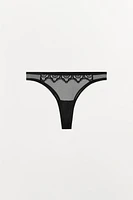 MESH LACE PANTIES