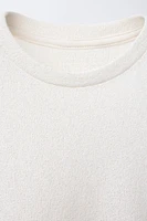 T-SHIRT EN MAILLE À TEXTURE