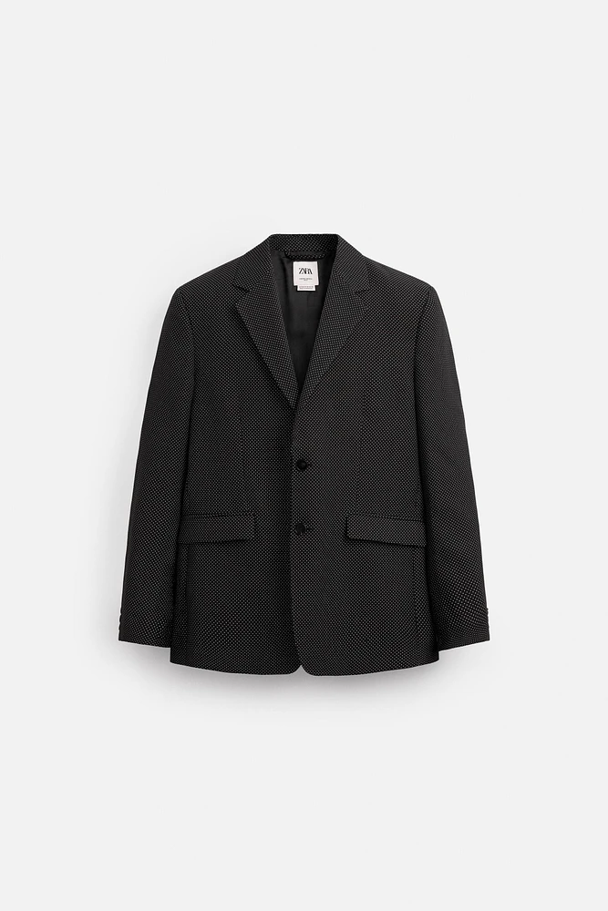 LIMITED EDITION POLKA DOT JACQUARD BLAZER
