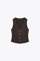 TOP GILET STRUCTURÉ