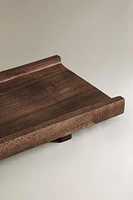 WOODEN BATH TRAY STAND