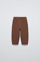 WAFFLE KNIT PANTS