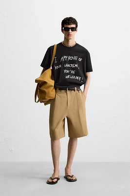 TEXT PRINT T-SHIRT