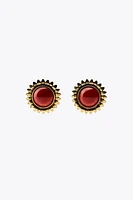 BOUCLES D'OREILLES SOLEIL PIERRE