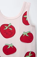 2-6 ANS/ MAILLOT DE BAIN TOMATES