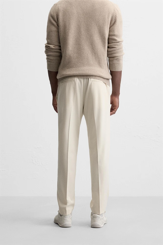 JOGGER WAIST STRETCH PANTS