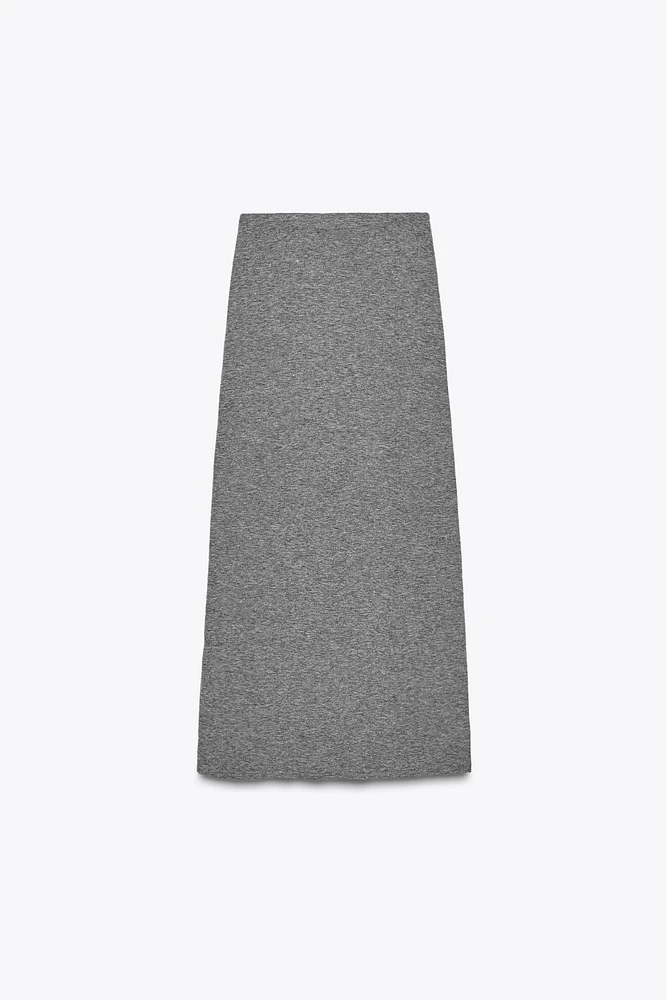 100% WOOL LONG SKIRT