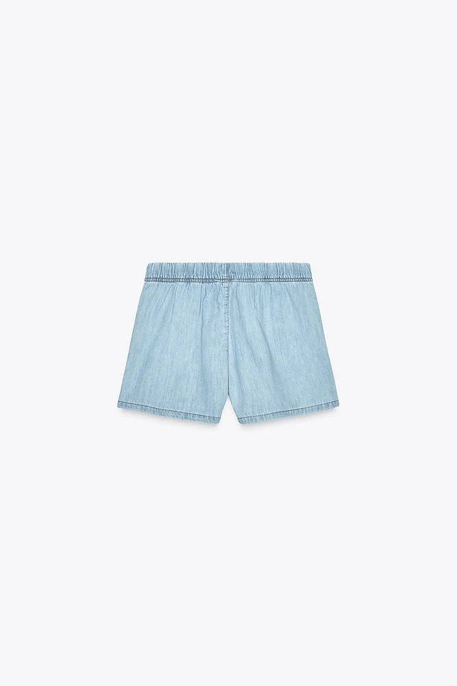 SHORT BOXER EN JEAN TRF