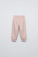 JOGGER PANTS WITH TIE BELT